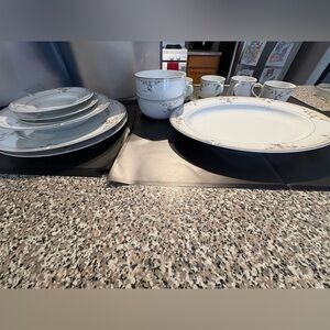 Elegant White Dinnerware Set